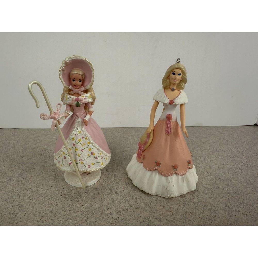 Vintage Hallmark Keepsake Ornament Little Bo‎ Peep 1998 Springtime Barbie 1997
